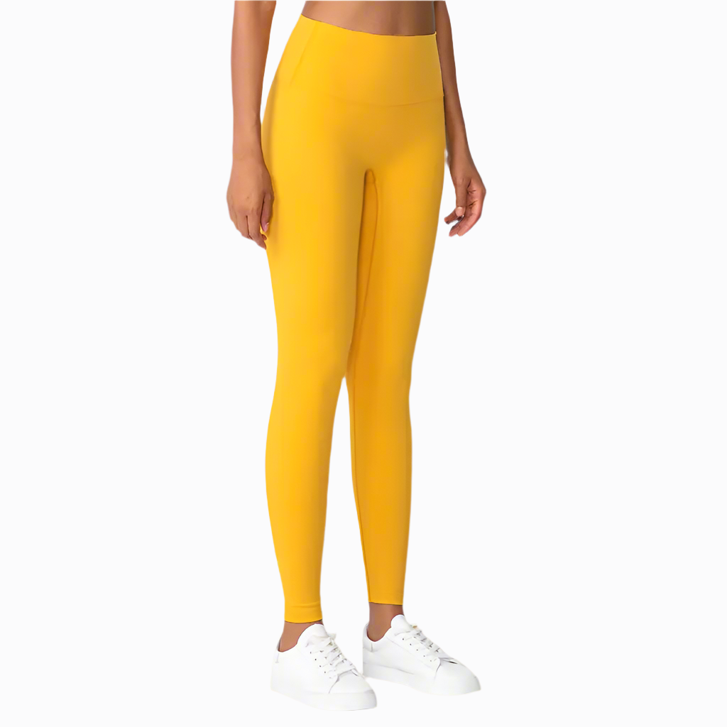Yellow yoga leggings Comfortable and Stylish » Yoga Props