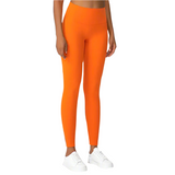 Orange yoga leggings