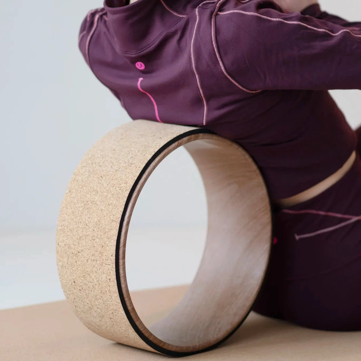 Cork yoga wheel shop