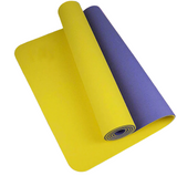 Yellow yoga mat