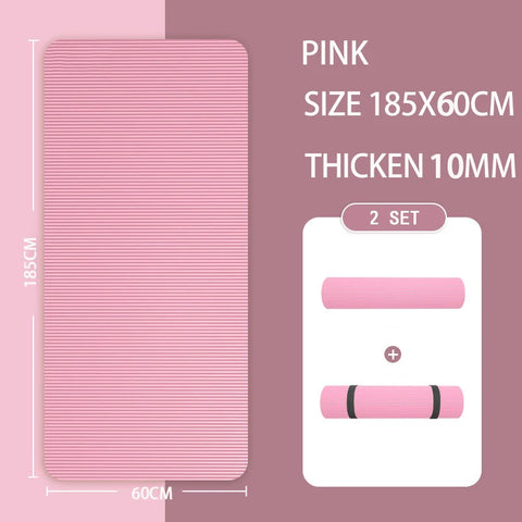 Pink Pilates mat