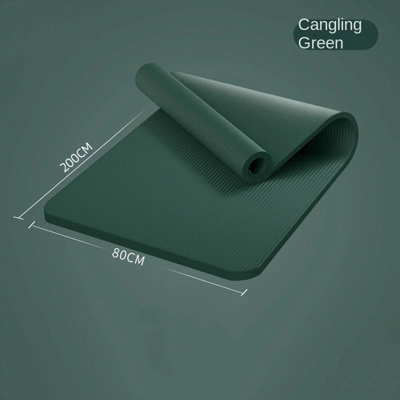 Dark green yoga mat Exceptional Resilience, EcoFriendly Design » Yoga Props