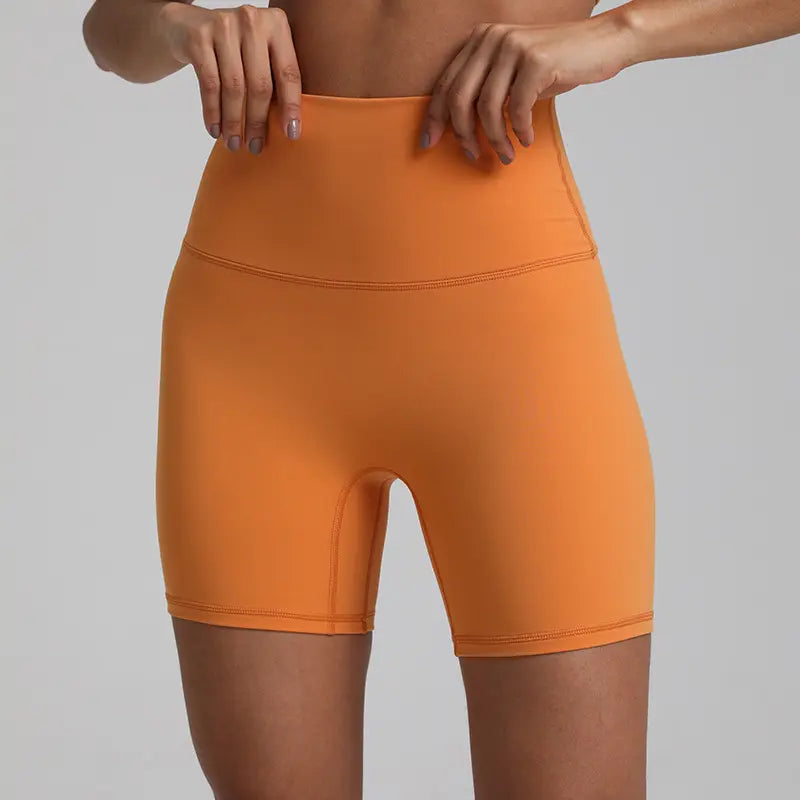 Orange sales yoga shorts