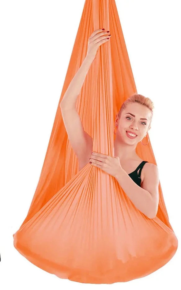 Yoga silk swing Elevate Your Practice with Luxurious Comfort » Yoga Props