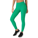 Green yoga leggings