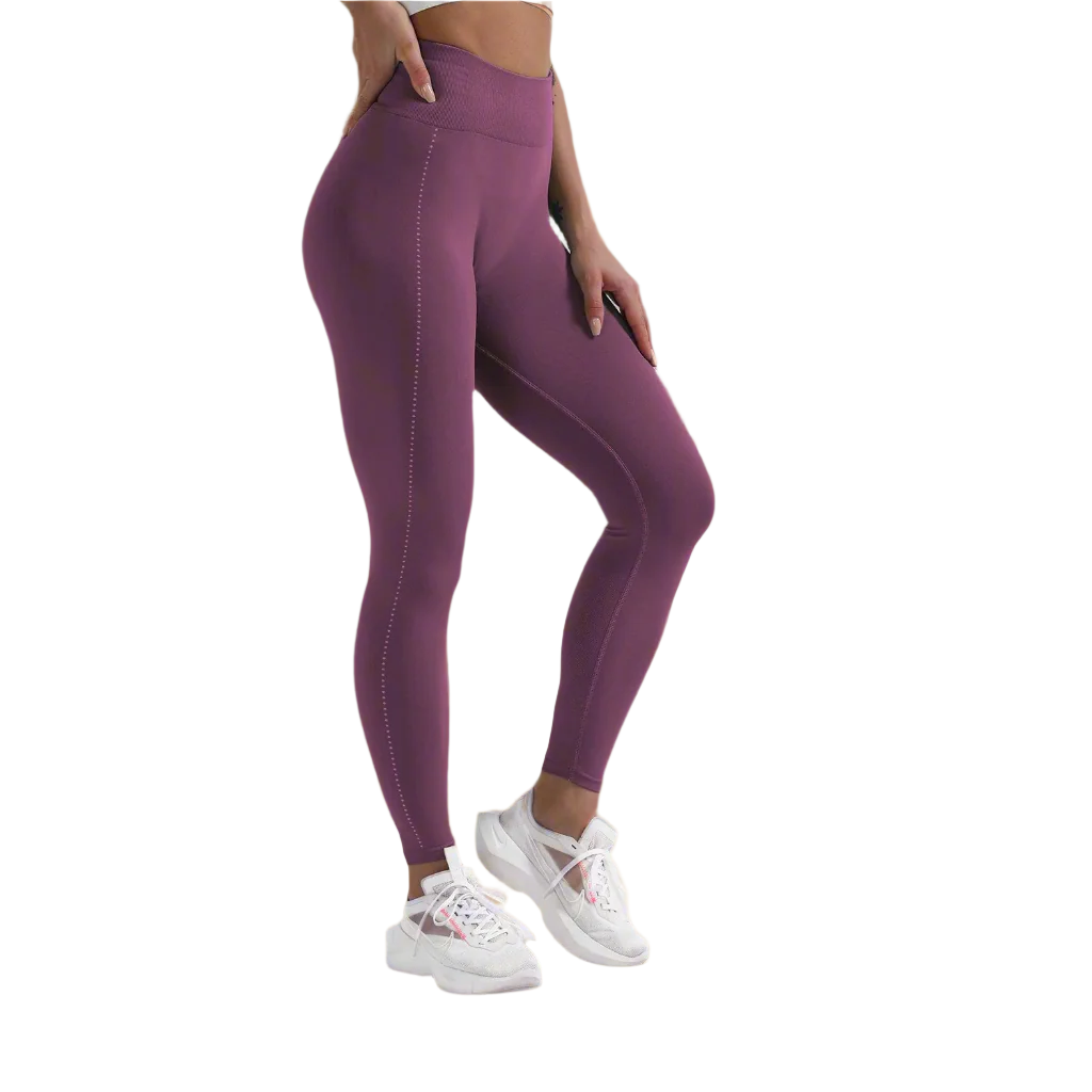 Dark Purple Tight Yoga Leggings Elegance » Yoga Props