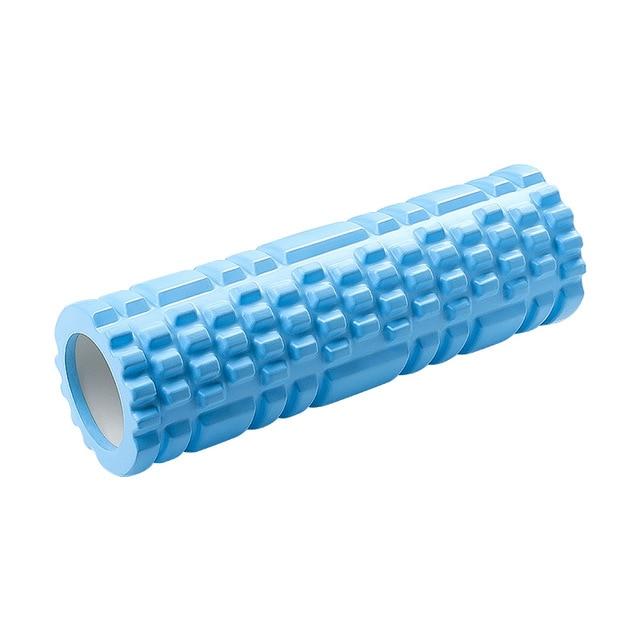 AEROMAT Elite Foam Roller - 6x36 Inch Blue EVA Foam Roller For Muscle Relief, Pilates & Post-Workout Recovery