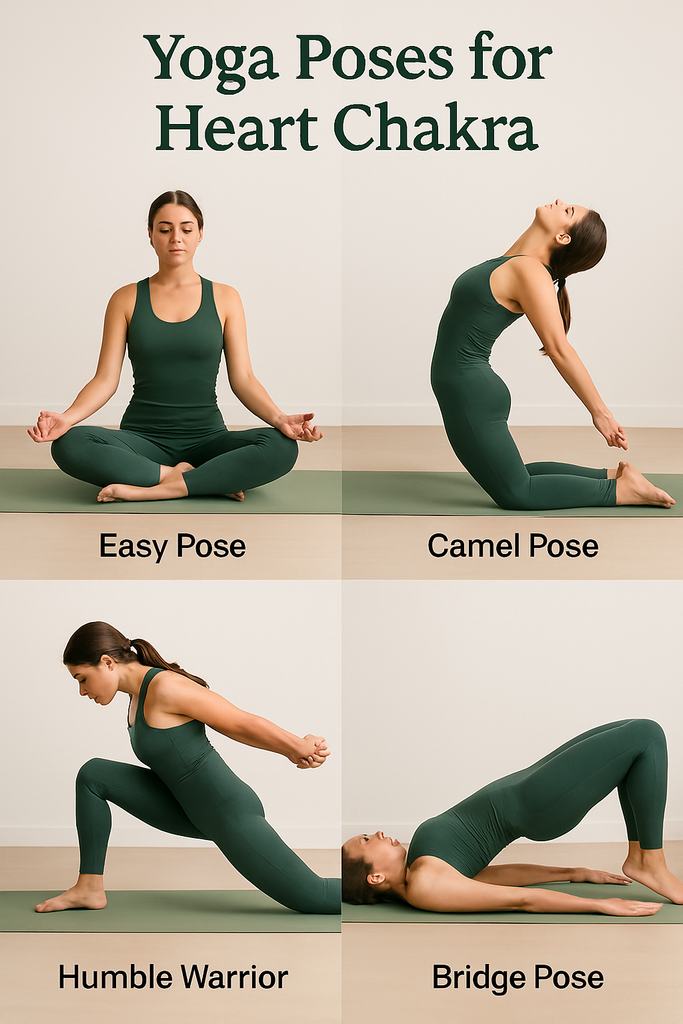 Yoga poses for heart chakra