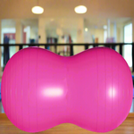 Pink yoga ball