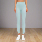 Light blue yoga leggings