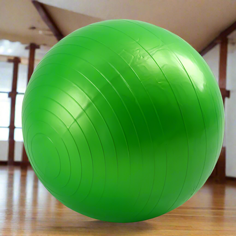 Green yoga ball