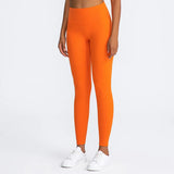 Orange yoga leggings