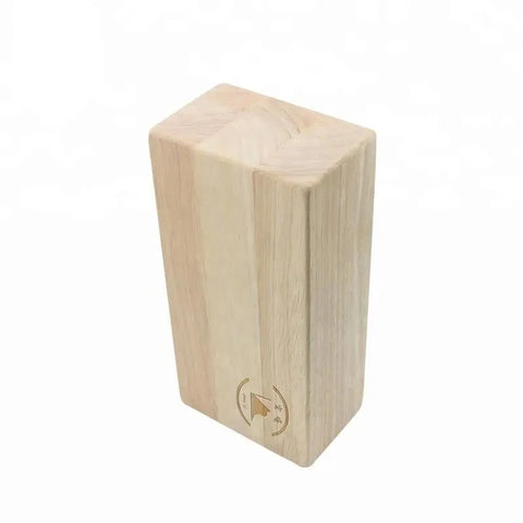Wooden yoga blocks