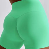 Neon yoga shorts