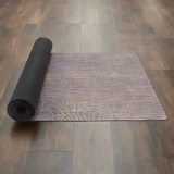 Natural fiber yoga mat