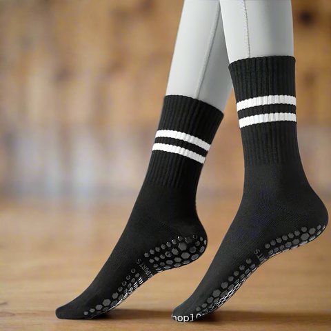Tall yoga socks