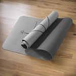 Grey yoga mat 