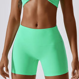 Neon yoga shorts