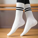 White yoga socks