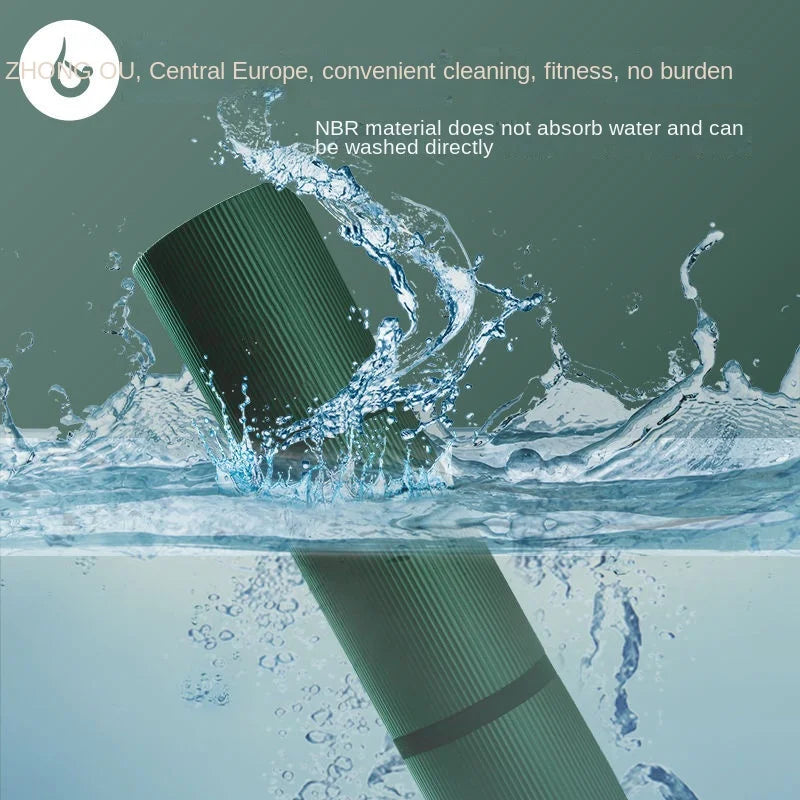 Dark green yoga mat Exceptional Resilience, EcoFriendly Design » Yoga Props
