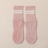 Pink yoga socks
