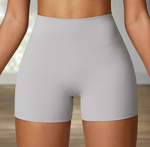 High waisted yoga shorts