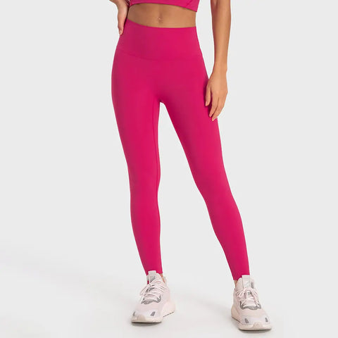 Pink yoga leggings