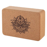 Recycled cork yoga block