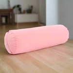Pink yoga bolster