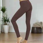 Brown yoga leggings