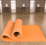 Orange yoga mat