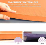 Orange yoga mat