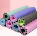 Light pink yoga mat