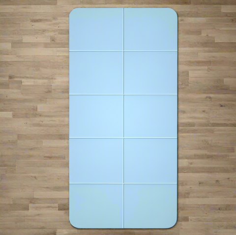Light blue yoga mat