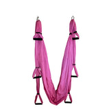 Pink Anti-gravity yoga hammock