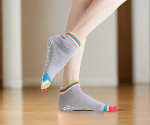 Happy yoga socks