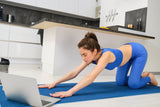 Royal blue yoga leggings