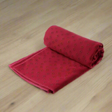 Dark red yoga bum towel