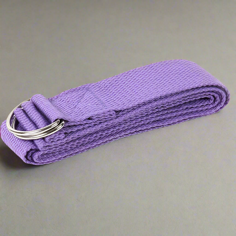 Yoga carry strap purple