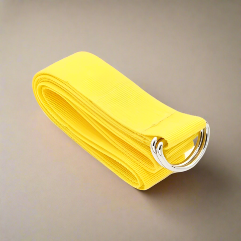 Yoga mat strap sling yellow