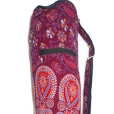 Zippered yoga mat bag