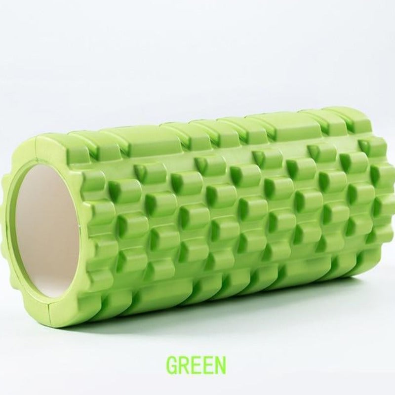 Green yoga foam roller for the neck | Quick delivery | Yoga props ...