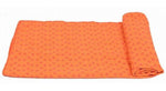 Orange yoga towel